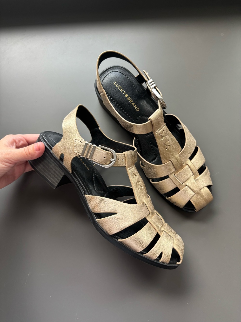 Lucky Brand Fisherman Sandals- 7